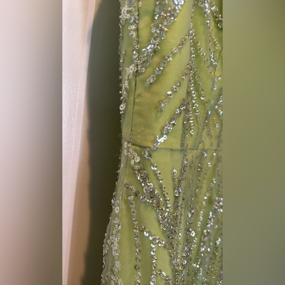 NWT Dress The Population Black Label "Charlie" jumpsuit XS Lemongrass Multi - Picture 14 of 16